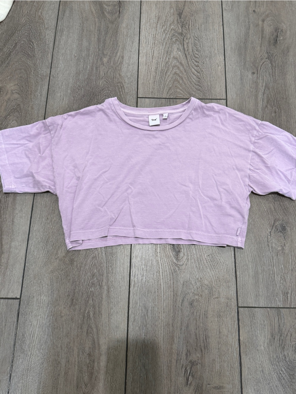 TNA Pastel Lavender Cropped Tee